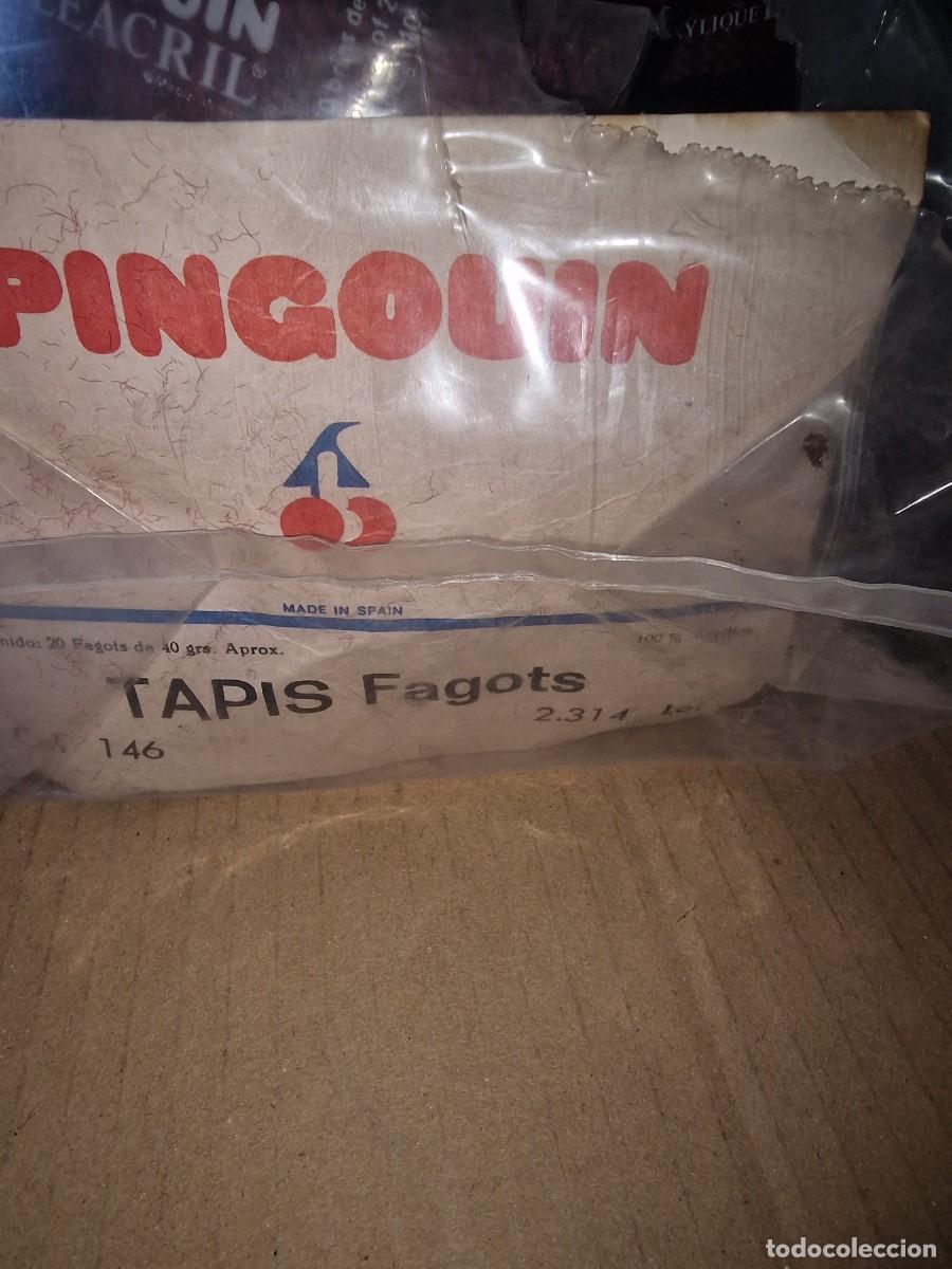 Antig&uuml;edades: 10 ROLLOS HILOS LEACRIC PINGUOIN - Foto 1