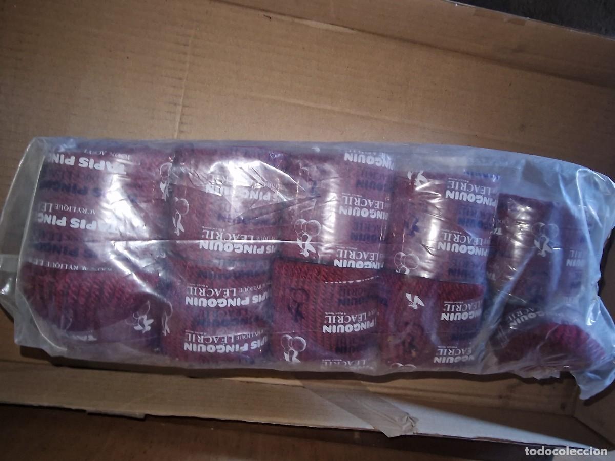 Antig&uuml;edades: 10 ROLLOS HILOS LEACRIC PINGUOIN - Foto 2