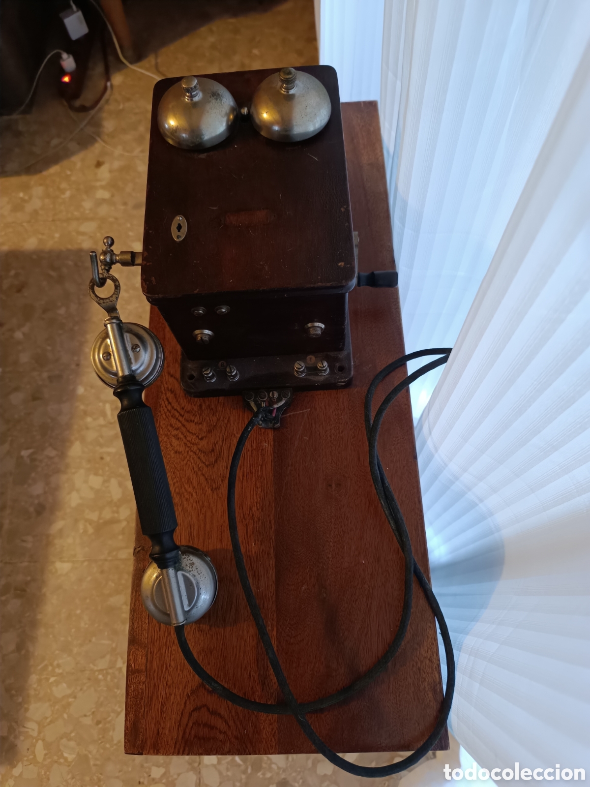 Tel&eacute;fonos: TEL&Eacute;FONO DE MADERA CENTRALITA - Foto 2