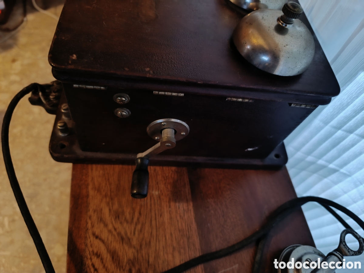 Tel&eacute;fonos: TEL&Eacute;FONO DE MADERA CENTRALITA - Foto 6