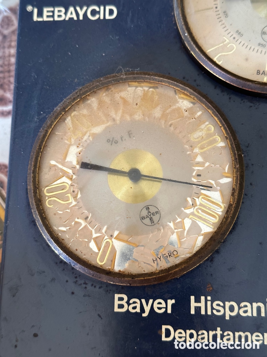 Antig&uuml;edades: Bonito bar&oacute;metro de la marca bayern - Foto 4