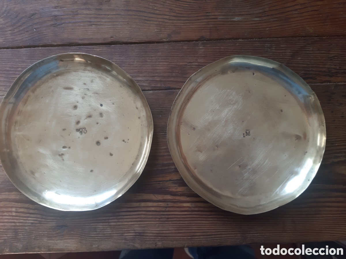 Antig&uuml;edades: Platos de balanza a&ntilde;o 1673 - Foto 3