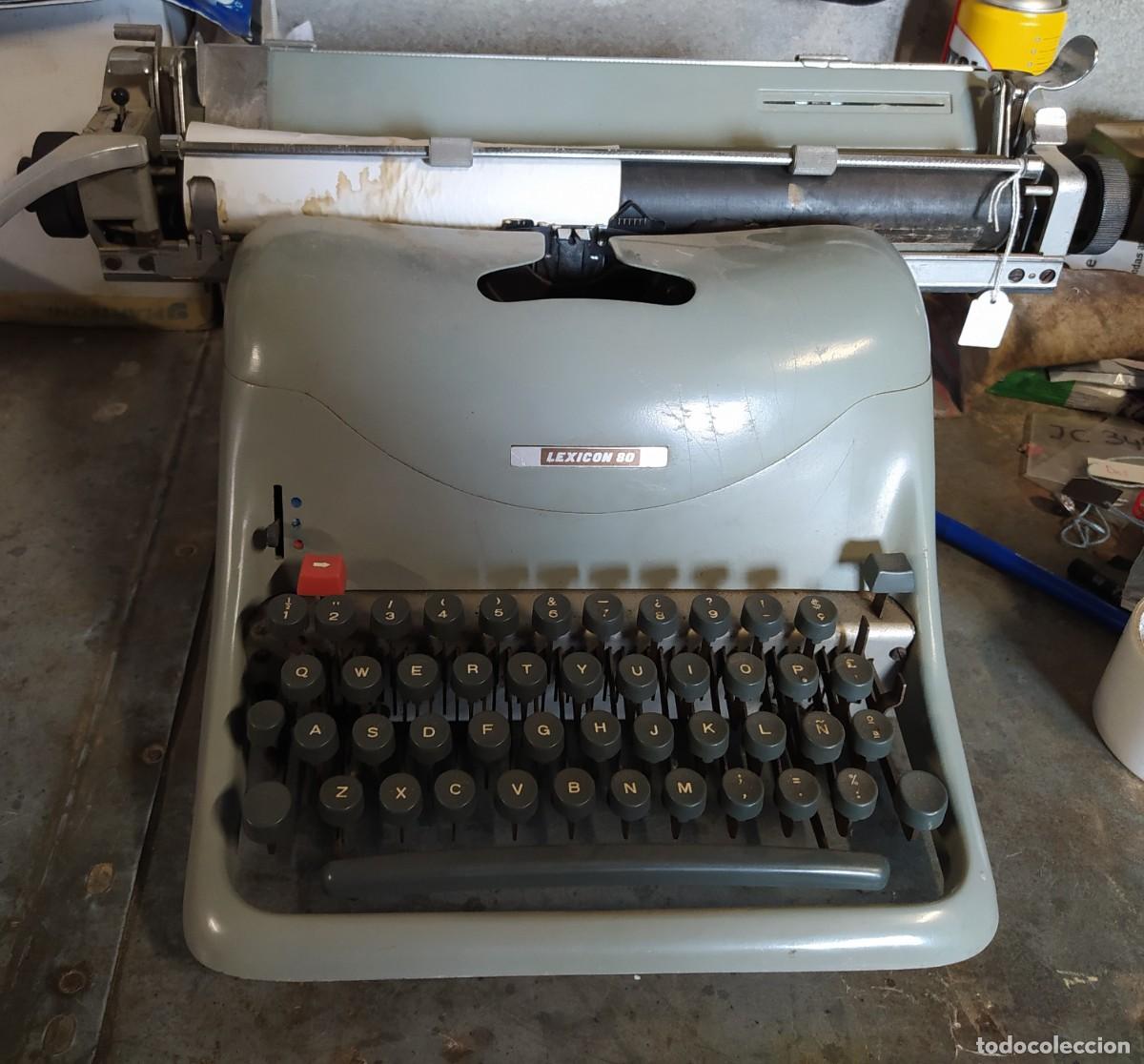 Antig&uuml;edades: M&aacute;quina de escribir Lexicon 80 - Foto 2