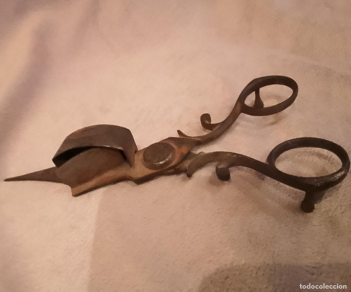 Antig&uuml;edades: Antiguas Tijeras Despabiladeras - Foto 3