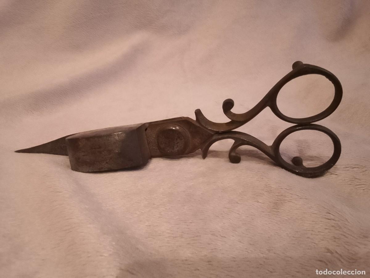 Antig&uuml;edades: Antiguas Tijeras Despabiladeras - Foto 8
