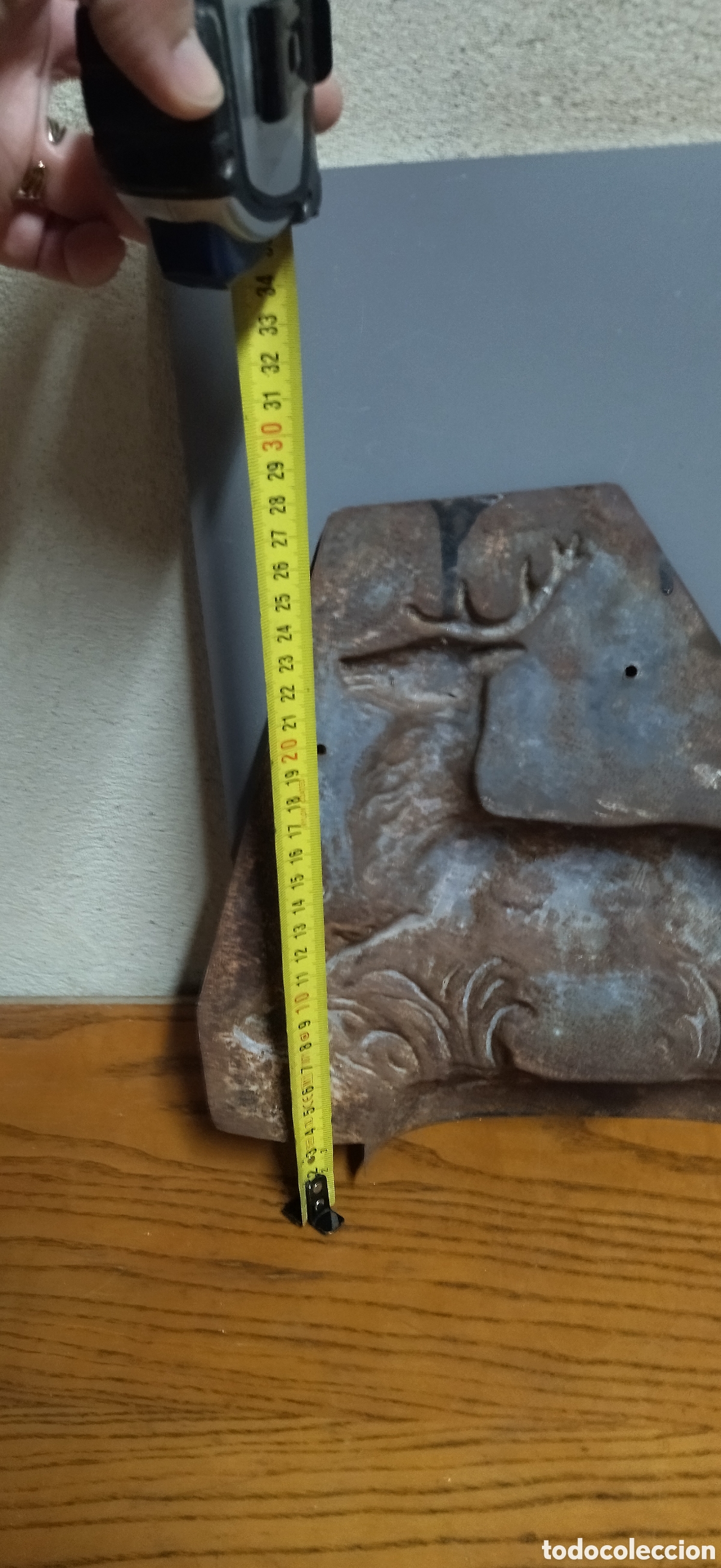 Antig&uuml;edades: Molde matriz de hierro para hacer figuras - Foto 3