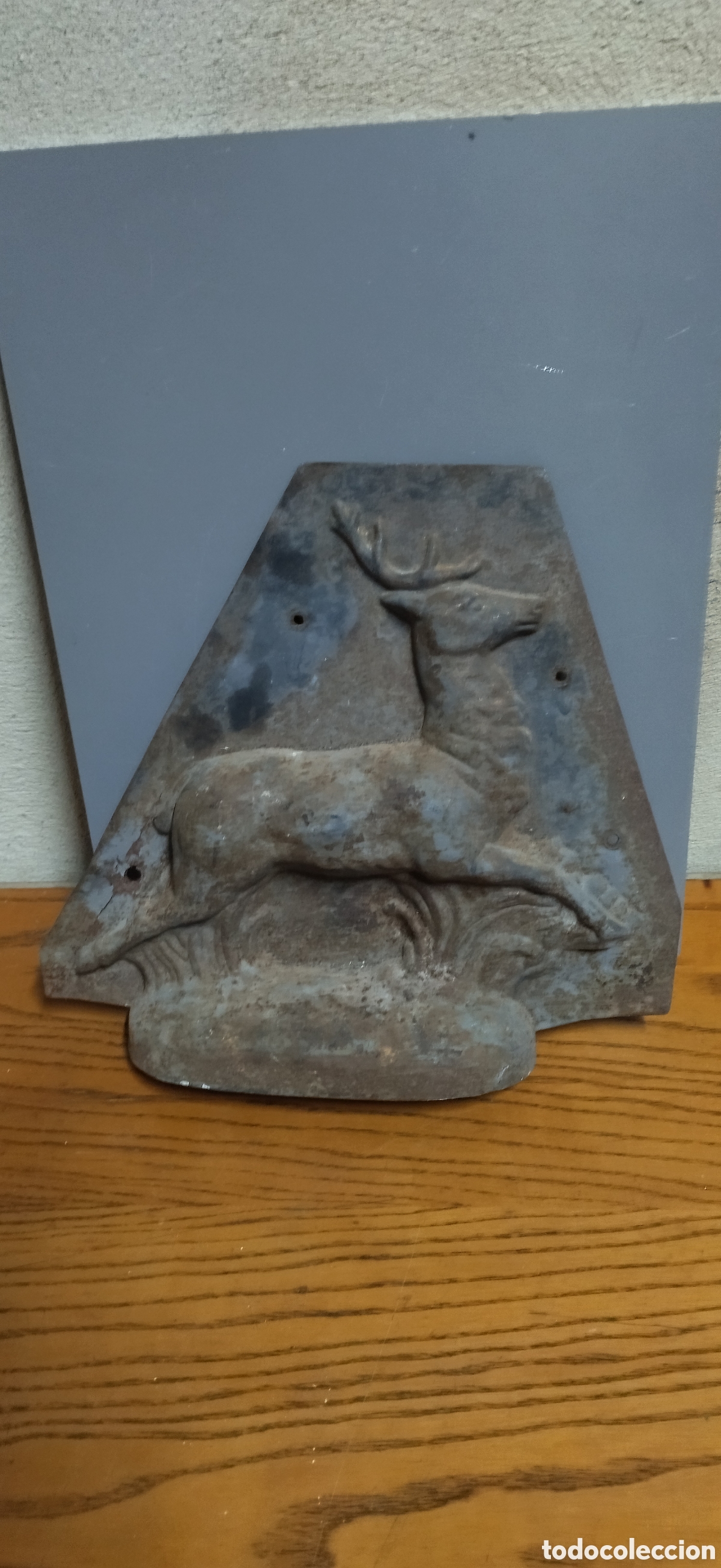Antig&uuml;edades: Molde matriz de hierro para hacer figuras - Foto 1