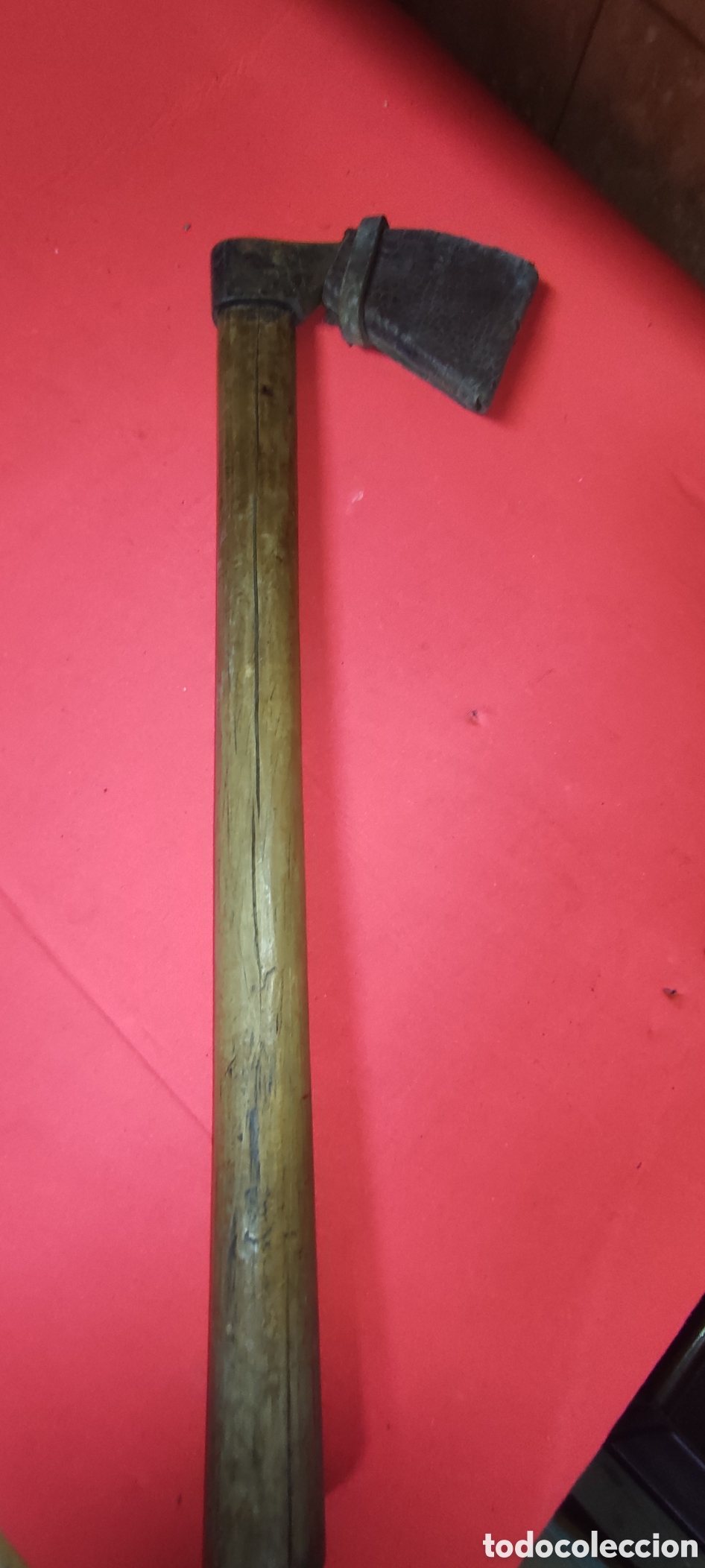 Antig&uuml;edades: Antigua hacha con funda - Foto 3