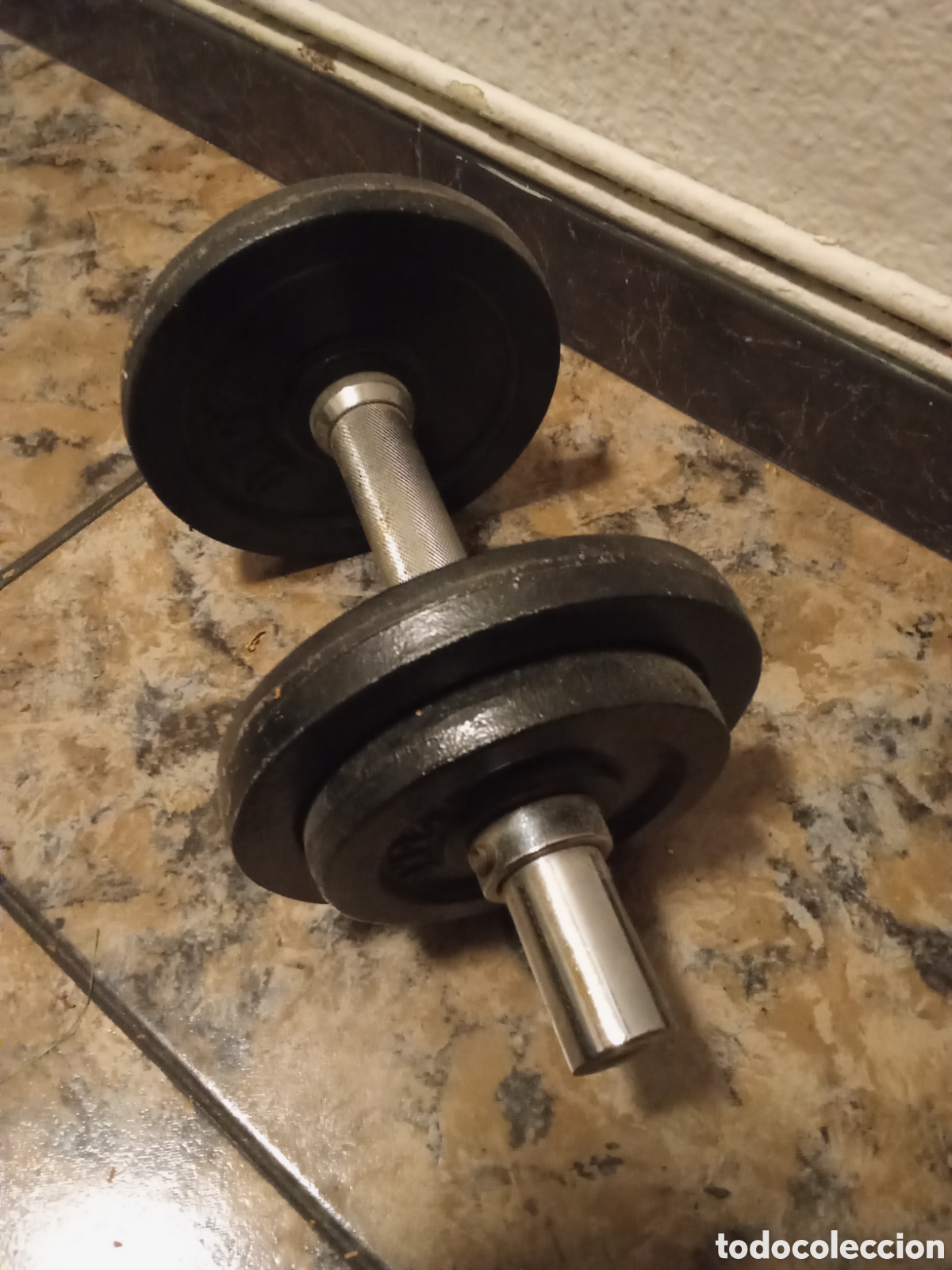 Antig&uuml;edades: PESAS DE HACER EJERCICIO 6KG - Foto 2