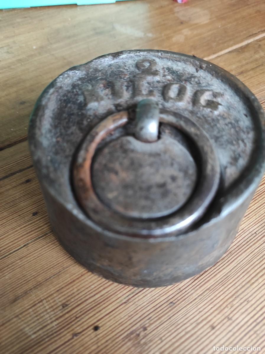 Antig&uuml;edades: Pesa de 2 kilog para balanza - Foto 3
