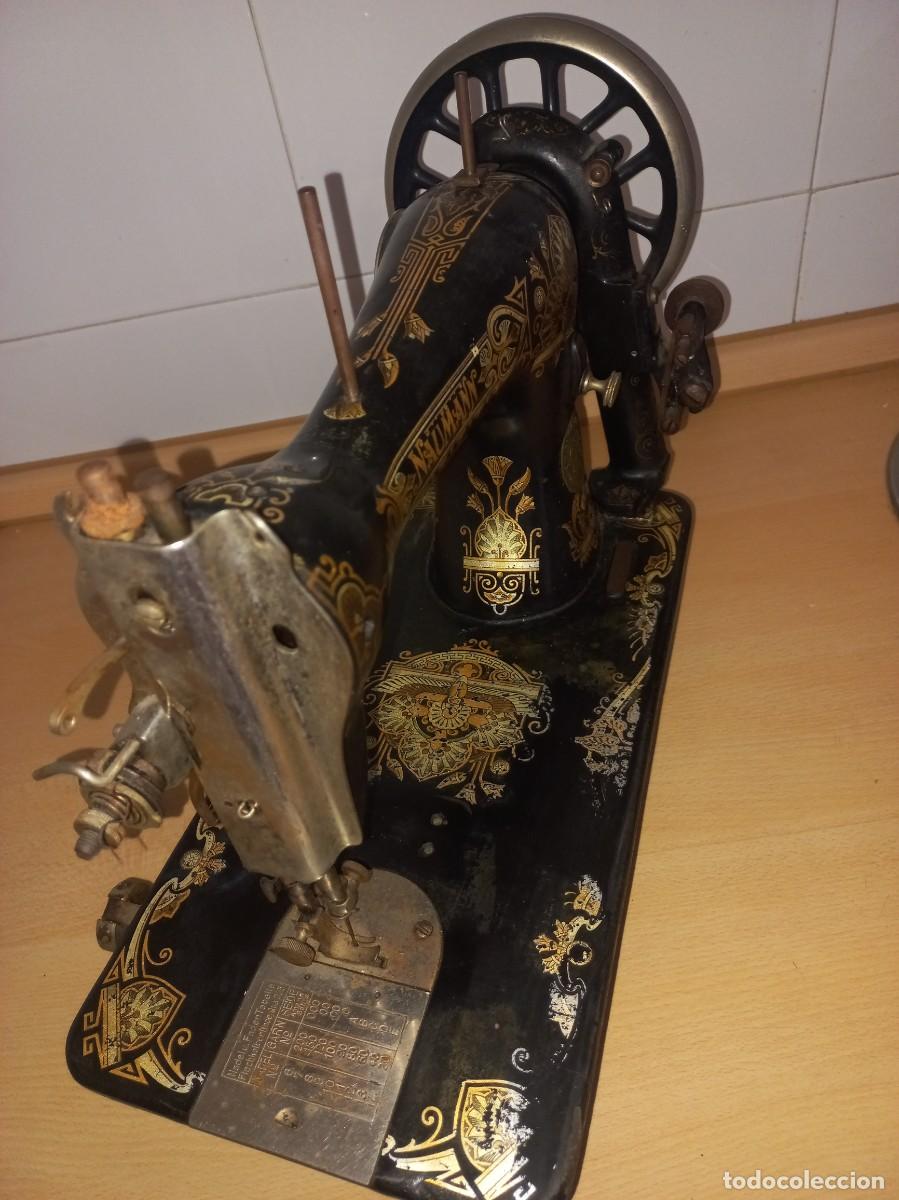 Antig&uuml;edades: M&aacute;quina de coser Naumann - Foto 5
