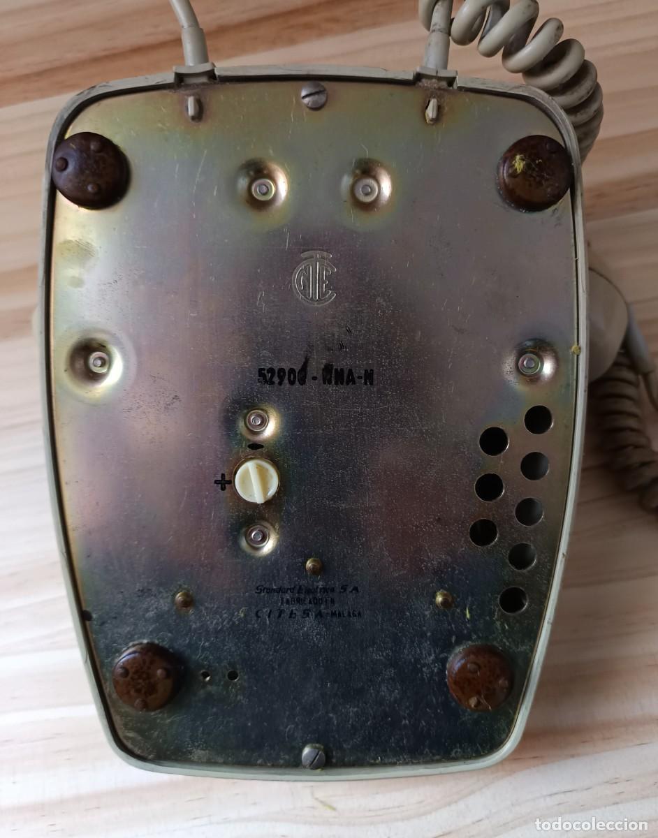 Tel&eacute;fonos: TELEFONO VINTAGE DE RUEDA GRIS - Foto 4
