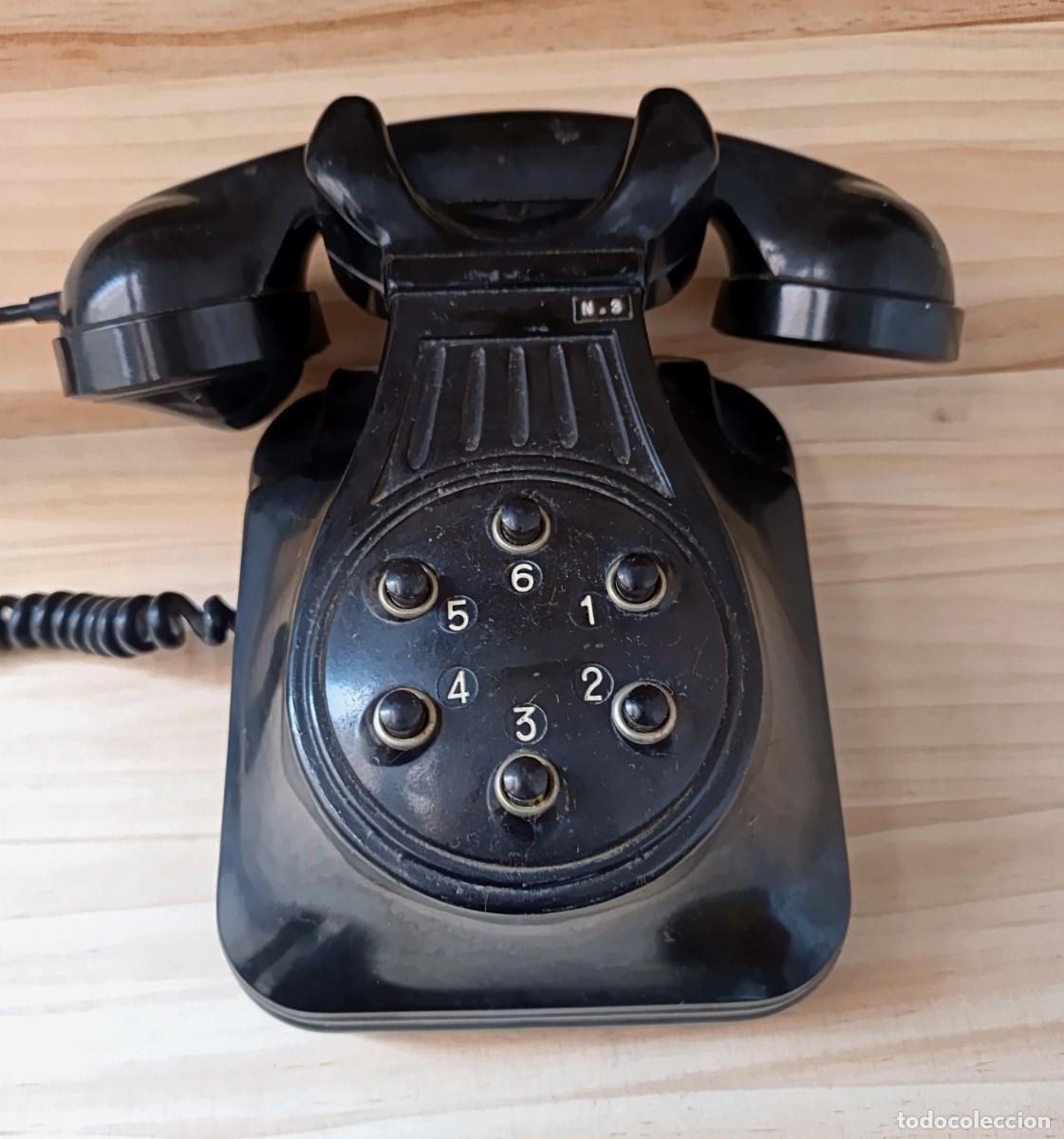Tel&eacute;fonos: TELEFONO INTERFONO VINTAGE DE BAQUELITA - Foto 2
