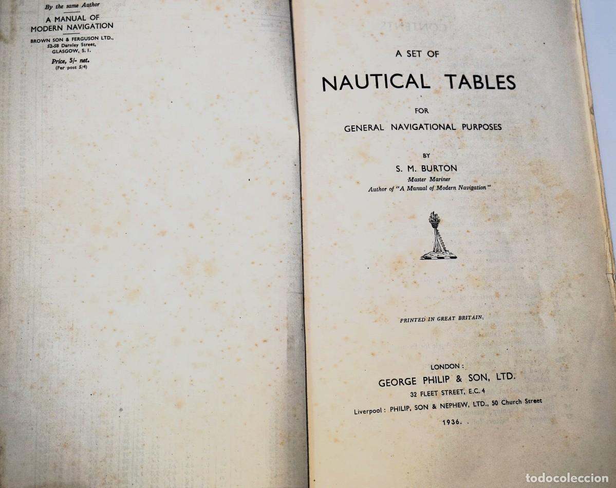 Antig&uuml;edades: 3 libros historia aparatos cient&iacute;ficos. TELESCOPIO. SEXTANTE. TABLAS N&Aacute;UTICAS