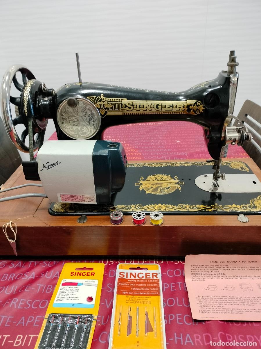 Antig&uuml;edades: MAQUINA DE COSER SINGER - Foto 1