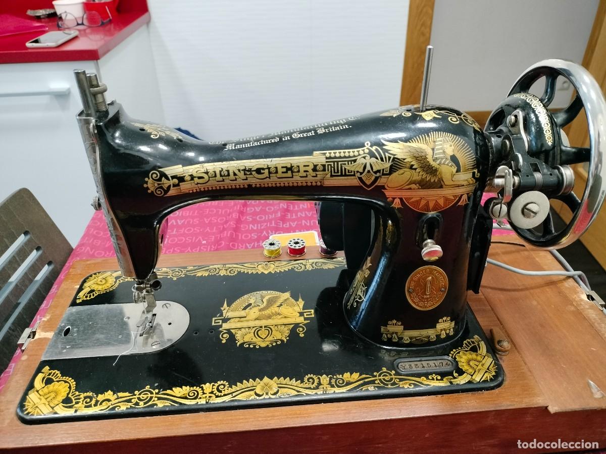 Antig&uuml;edades: MAQUINA DE COSER SINGER - Foto 4