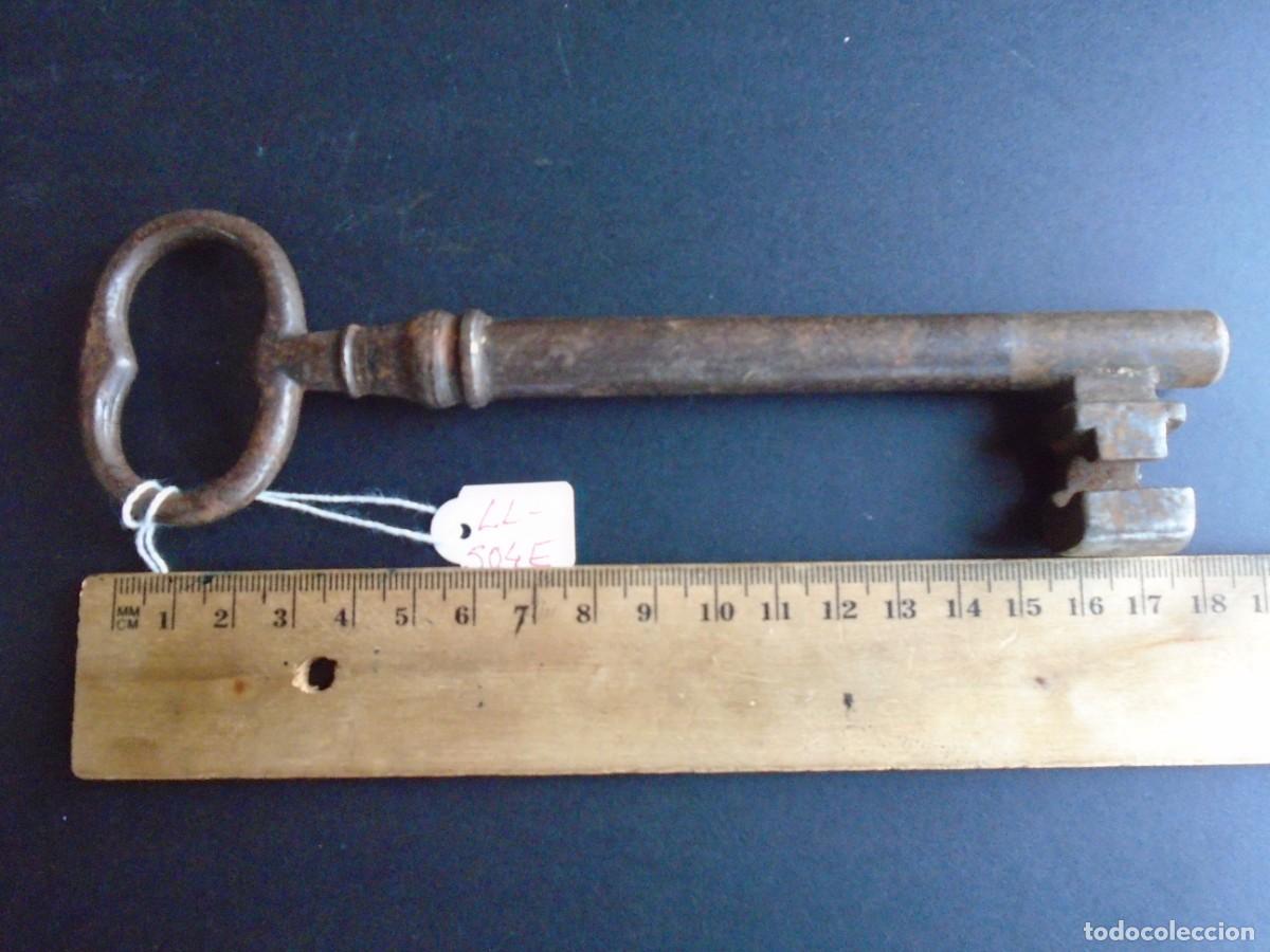 Antig&uuml;edades: (LL-504E)ANTIGUA LLAVE PRINCIPIOS DE SIGLO - Foto 3