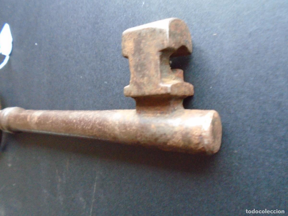 Antig&uuml;edades: (LL-504E)ANTIGUA LLAVE PRINCIPIOS DE SIGLO - Foto 5