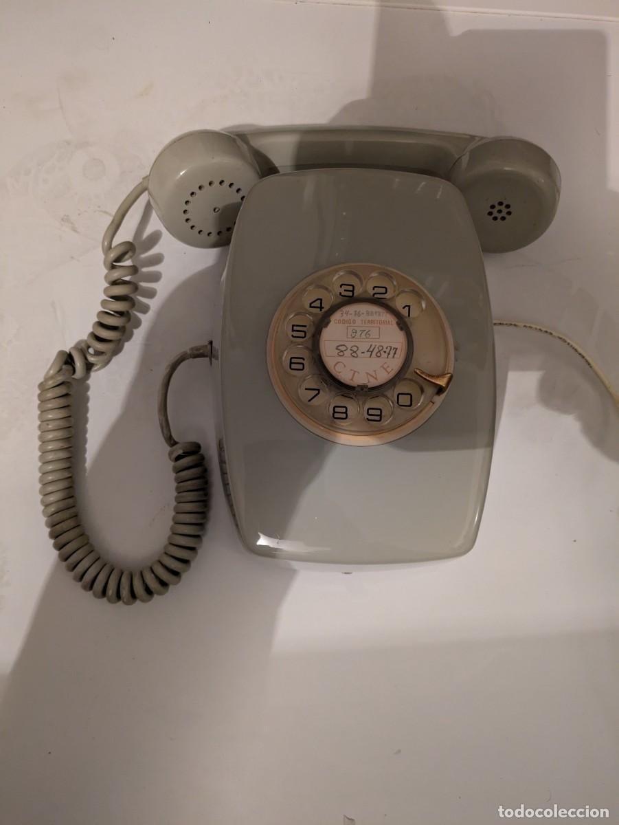 Tel&eacute;fonos: Tel&eacute;fono heraldo de pared gris - Foto 1