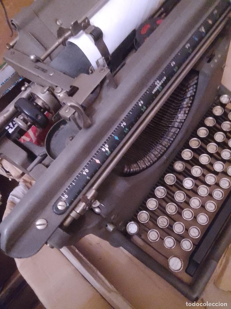 Antig&uuml;edades: M&aacute;quina underwood para restaurar - Foto 6