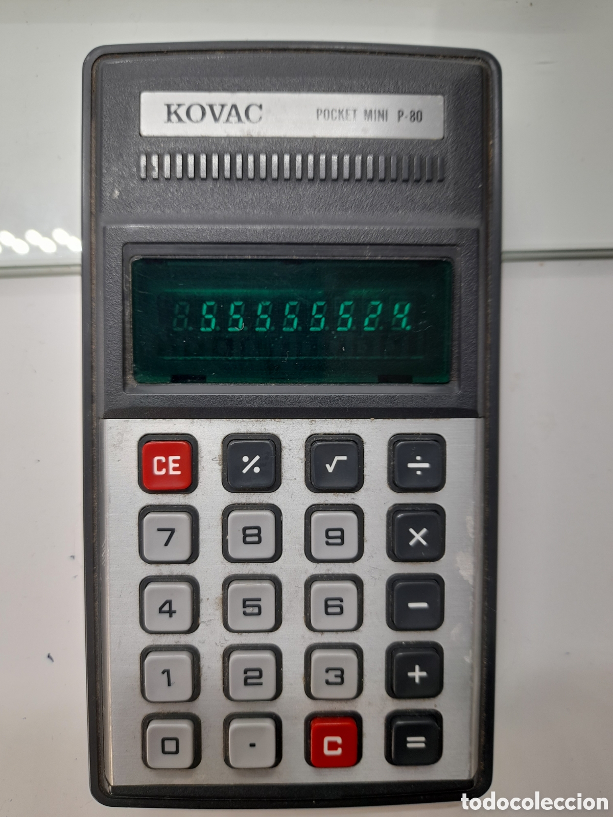 Antig&uuml;edades: ANTIGUA CALCULADORA KOVAC, POCKET MINI P-80. FUNCIONANDO - Foto 2