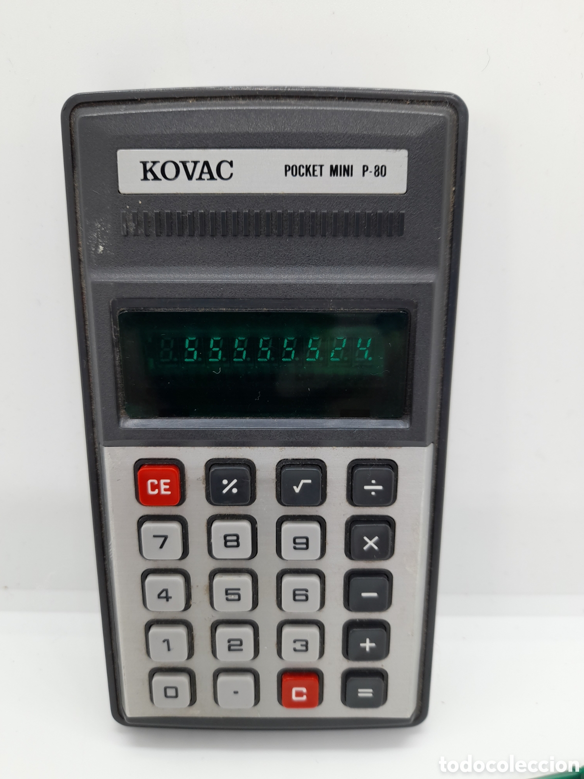 Antig&uuml;edades: ANTIGUA CALCULADORA KOVAC, POCKET MINI P-80. FUNCIONANDO - Foto 1