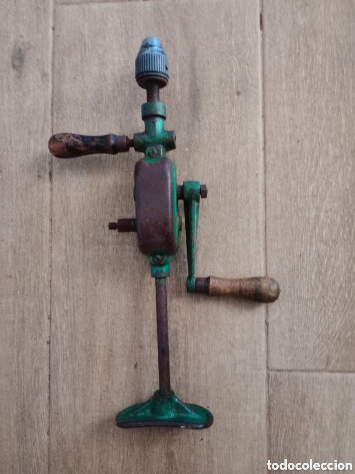 Antig&uuml;edades: Taladro manual antiguo - Foto 2