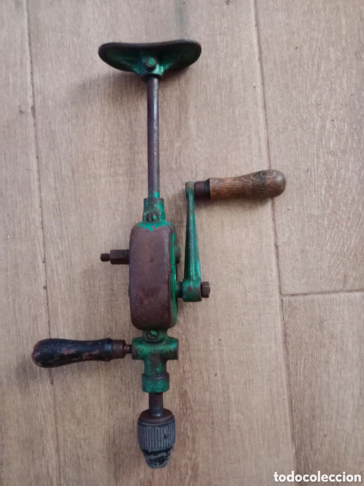 Antig&uuml;edades: Taladro manual antiguo - Foto 3