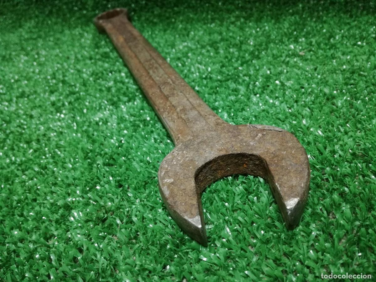 Antig&uuml;edades: LLAVE FIJA COMBINADA PARA TUERCAS - KING DICK 5/8W - HERRAMIENTA - Foto 11