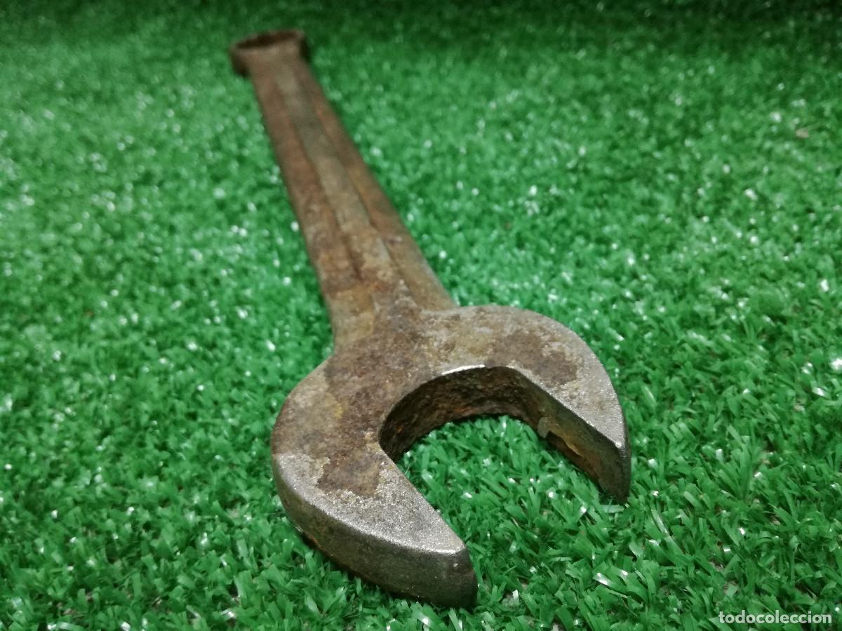 Antig&uuml;edades: LLAVE FIJA COMBINADA PARA TUERCAS - KING DICK 5/8W - HERRAMIENTA - Foto 12