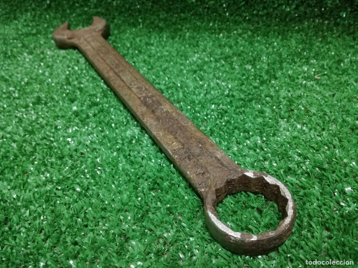 Antig&uuml;edades: LLAVE FIJA COMBINADA PARA TUERCAS - KING DICK 5/8W - HERRAMIENTA - Foto 13