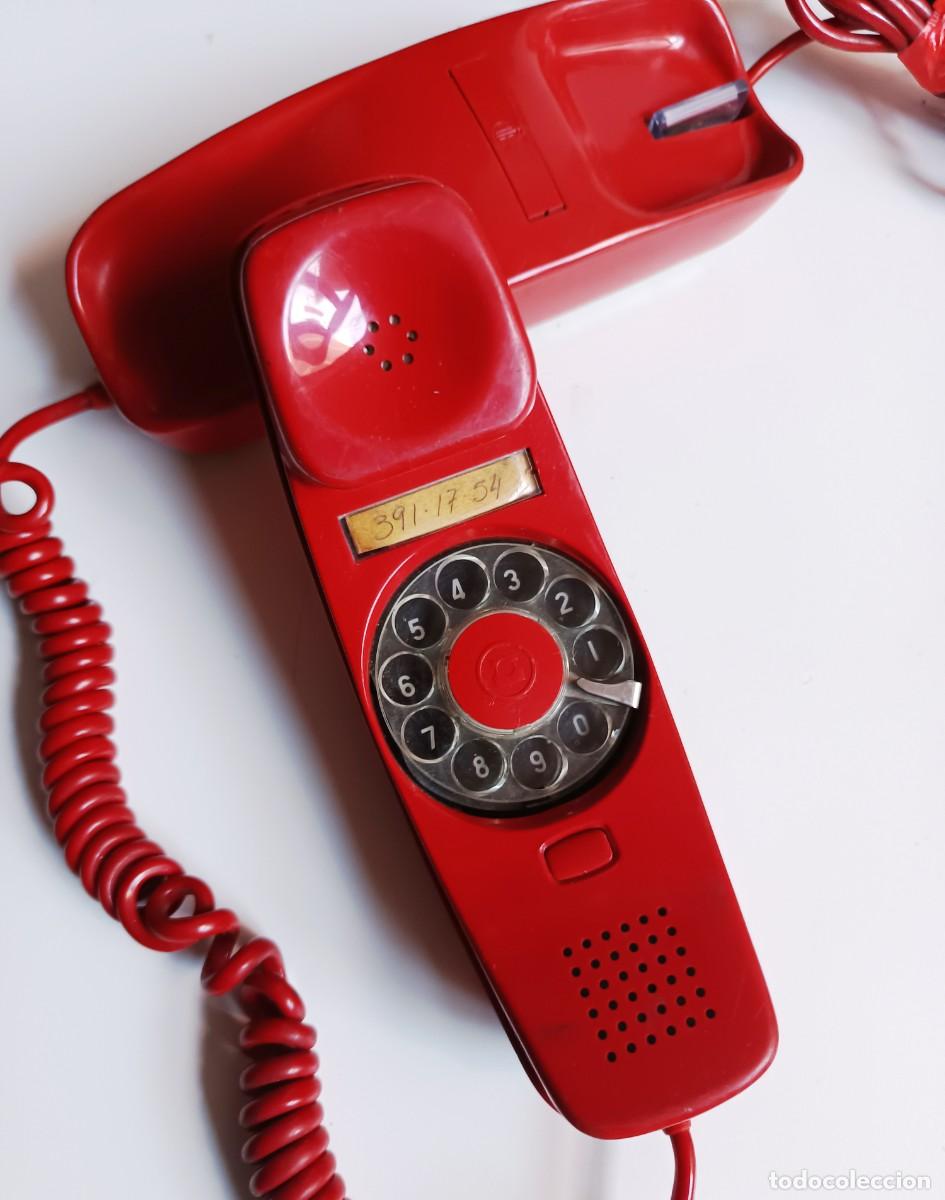 Tel&eacute;fonos: TELEFONO VINTAGE GONDOLA ROJO - Foto 1