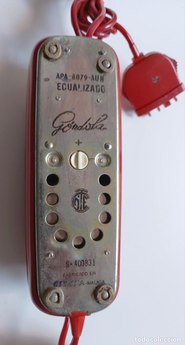 Tel&eacute;fonos: TELEFONO VINTAGE GONDOLA ROJO - Foto 5