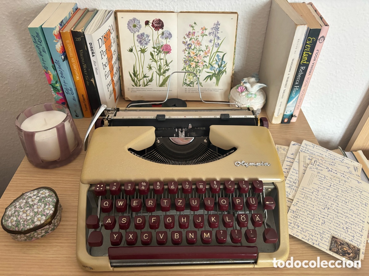 Antig&uuml;edades: M&aacute;quina de escribir Olympia - Foto 4