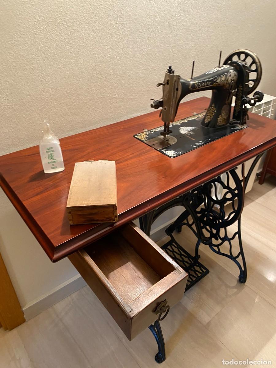 Antig&uuml;edades: M&aacute;quina de coser Kohler - Foto 4