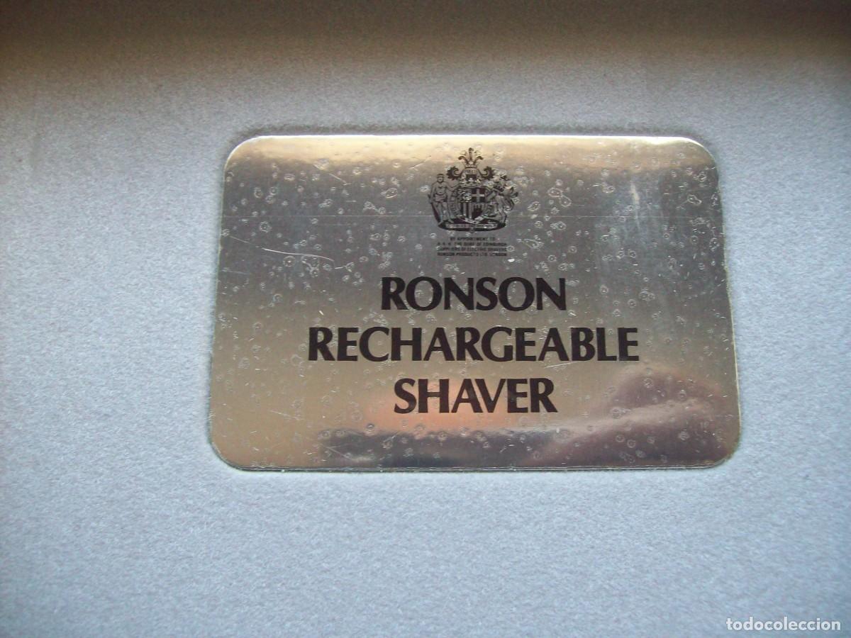 Antig&uuml;edades: RONSON MAQUINA DE AFEITAR RECARGABLE. RS75 - Foto 2