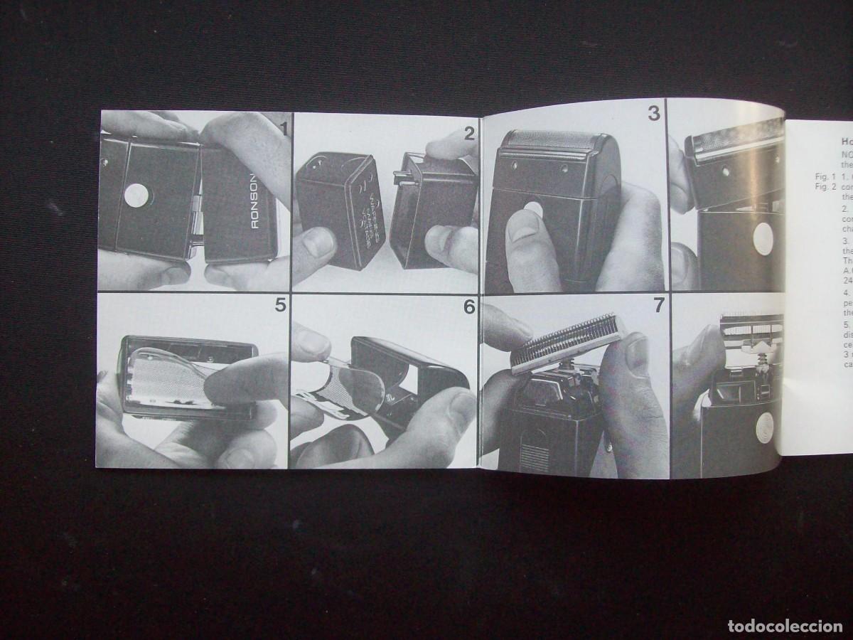 Antig&uuml;edades: RONSON MAQUINA DE AFEITAR RECARGABLE. RS75 - Foto 6