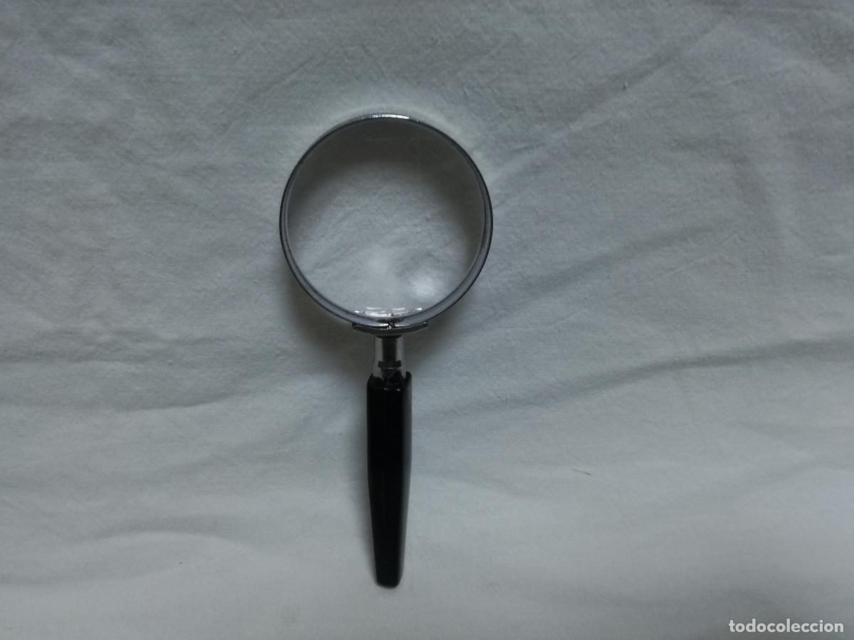 Antig&uuml;edades: LUPA DE CRISTAL - DE METAL Y MANGO DE PLASTICO - Foto 2