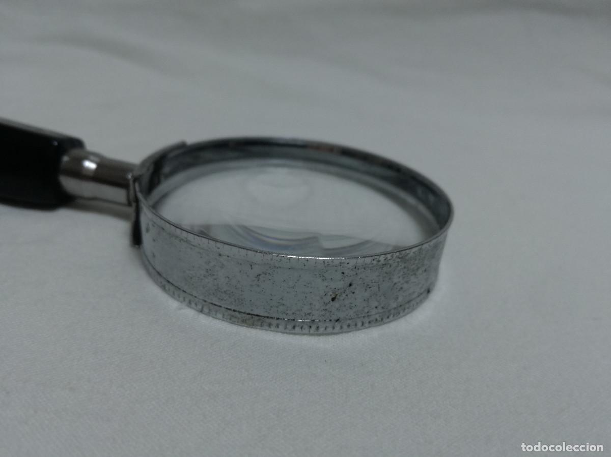 Antig&uuml;edades: LUPA DE CRISTAL - DE METAL Y MANGO DE PLASTICO - Foto 9