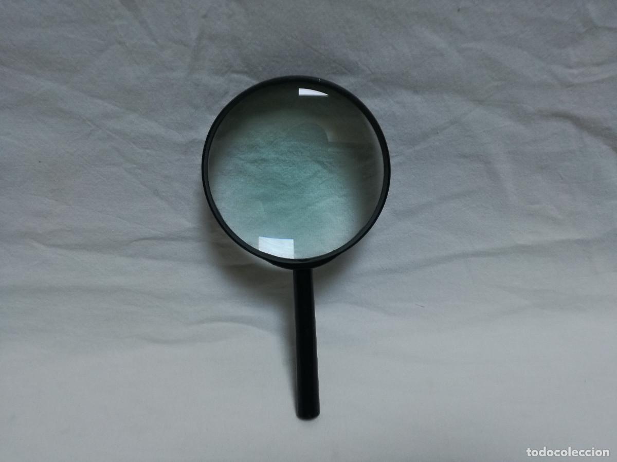 Antig&uuml;edades: LUPA DE CRISTAL Y MANGO DE PLASTICO - Foto 1