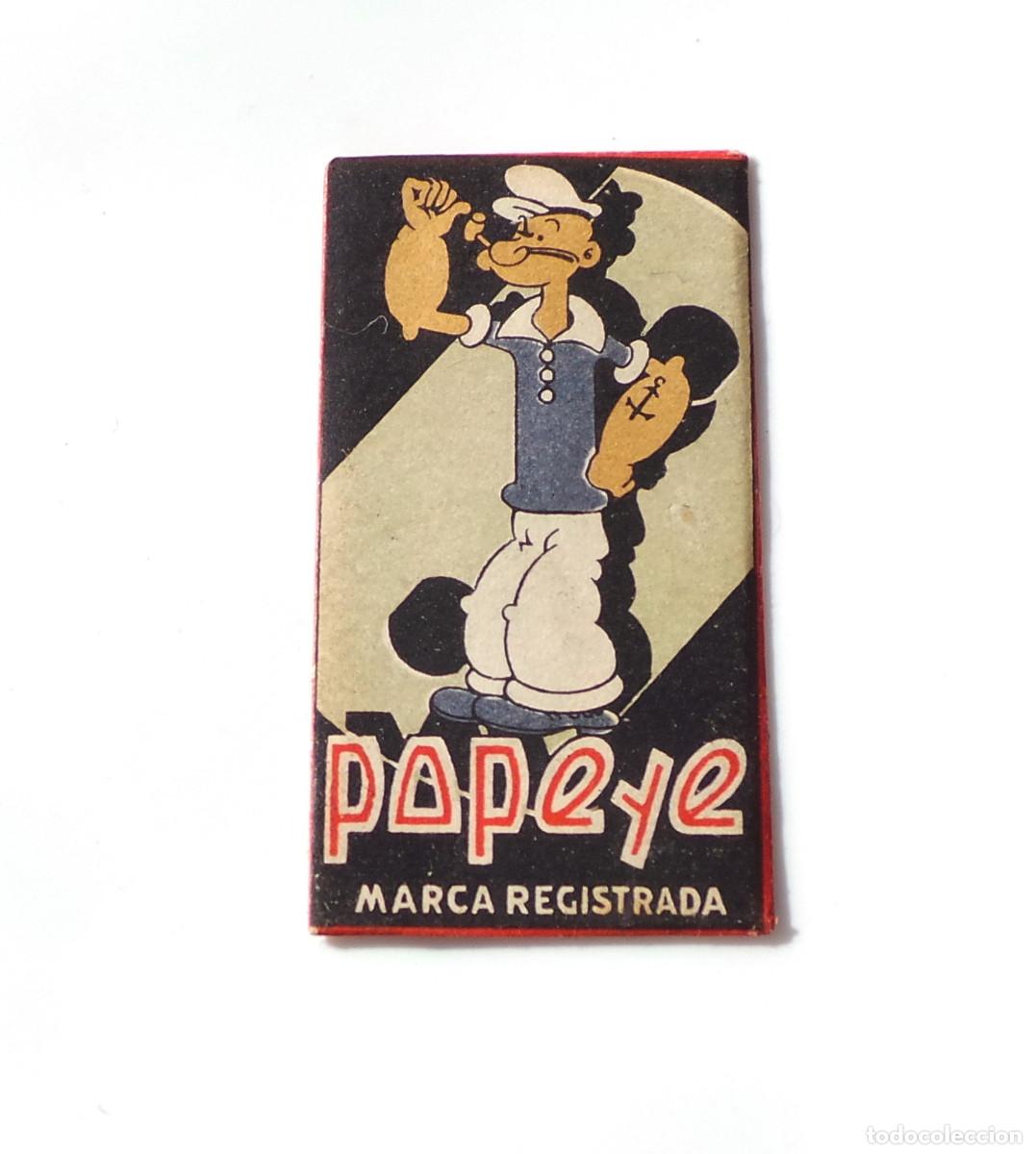 Antig&uuml;edades: POPEYE , HOJA DE AFEITAR, CON SU CUCHILLA ORIGINAL. - Foto 1