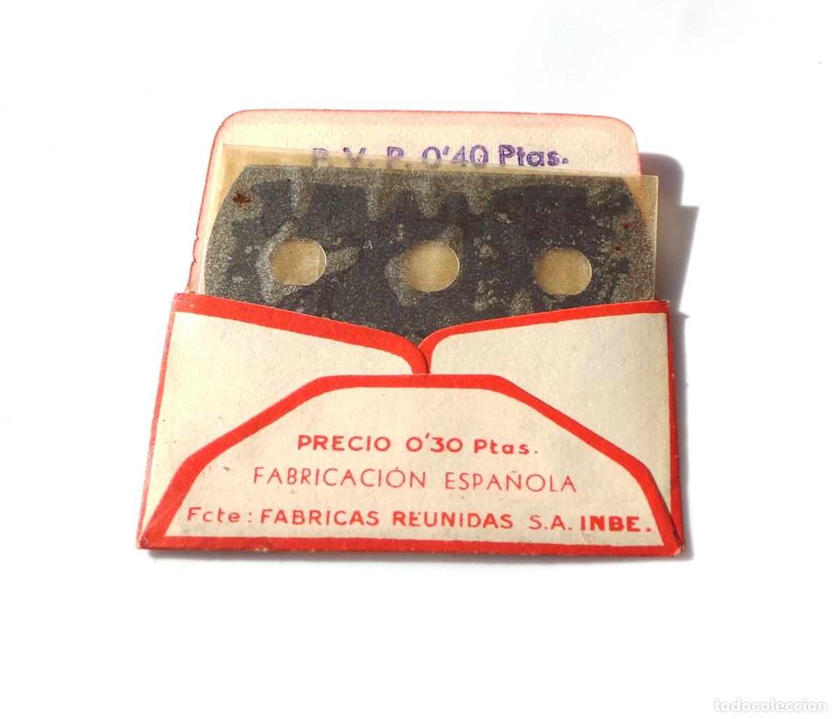 Antig&uuml;edades: POPEYE , HOJA DE AFEITAR, CON SU CUCHILLA ORIGINAL. - Foto 3