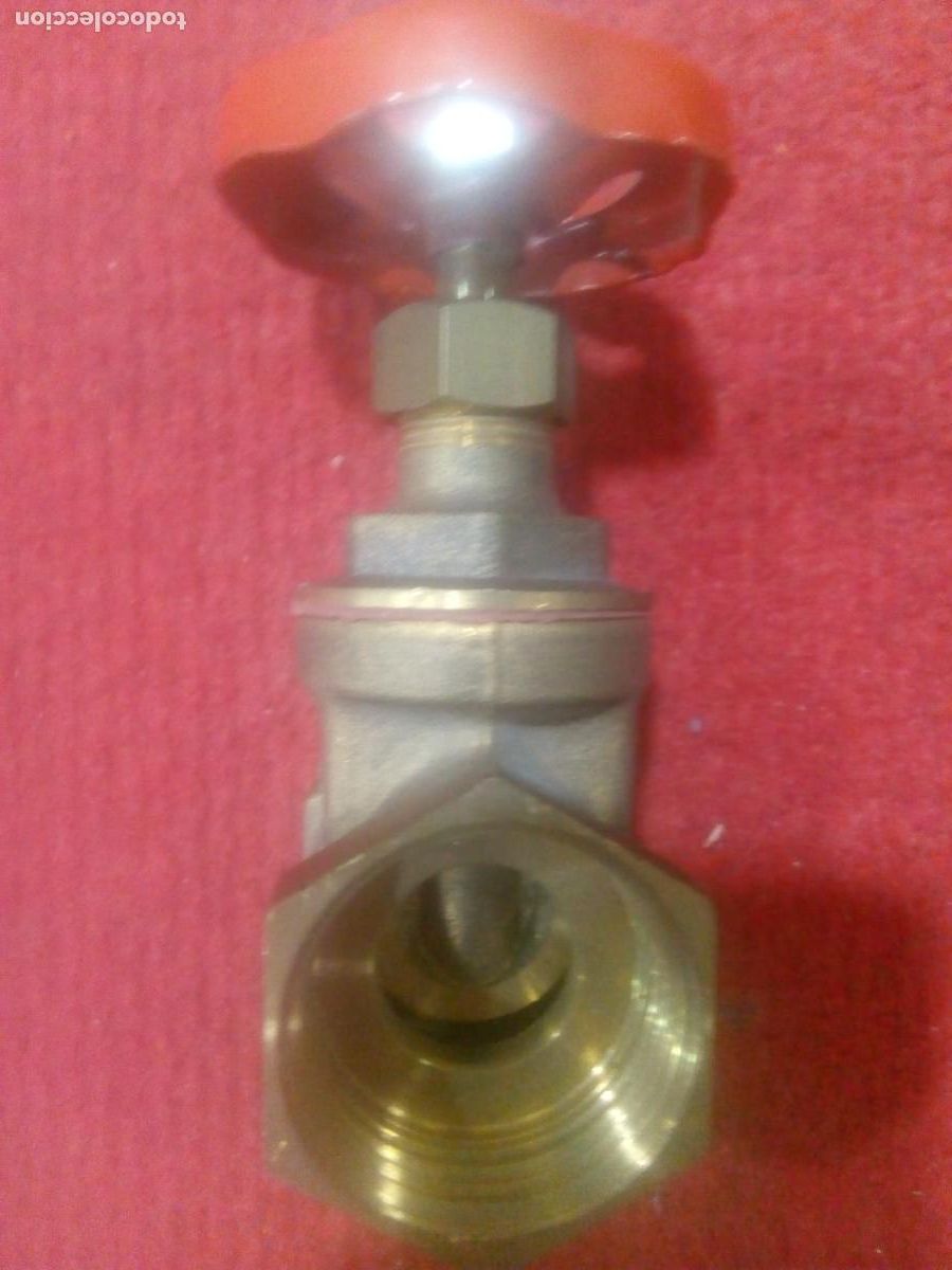 Antig&uuml;edades: LLAVE DE PASO COMPUERTA 1 PULGADA - Foto 1
