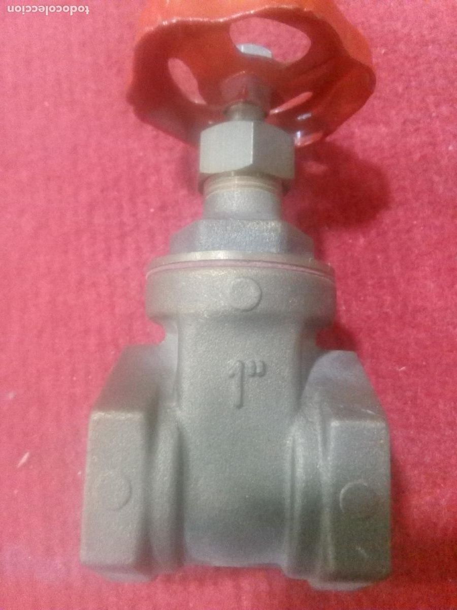 Antig&uuml;edades: LLAVE DE PASO COMPUERTA 1 PULGADA - Foto 2