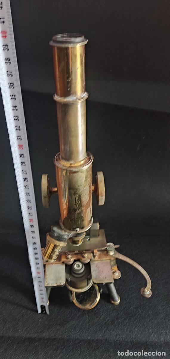 Antig&uuml;edades: Microscopio antiguo J. Swift & Son - Foto 6