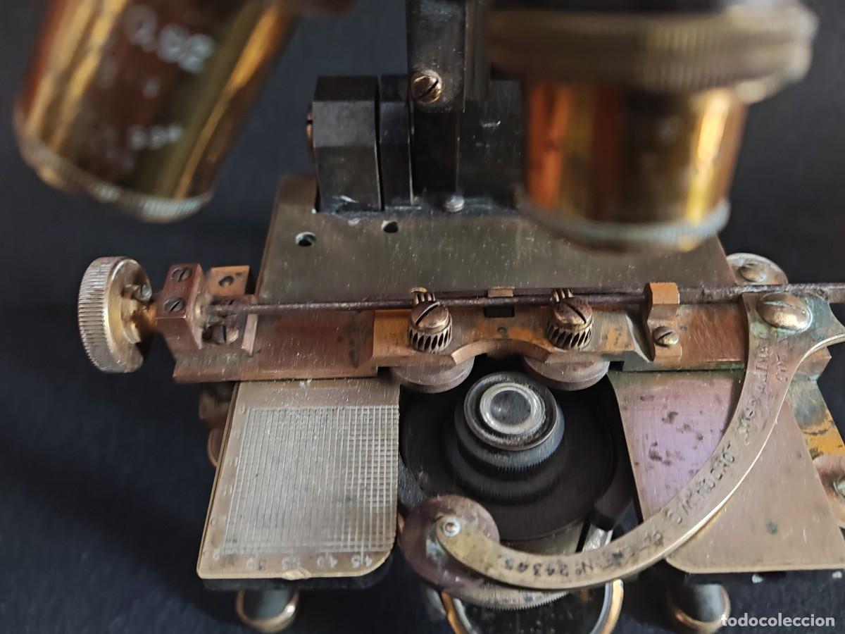 Antig&uuml;edades: Microscopio antiguo J. Swift & Son - Foto 7