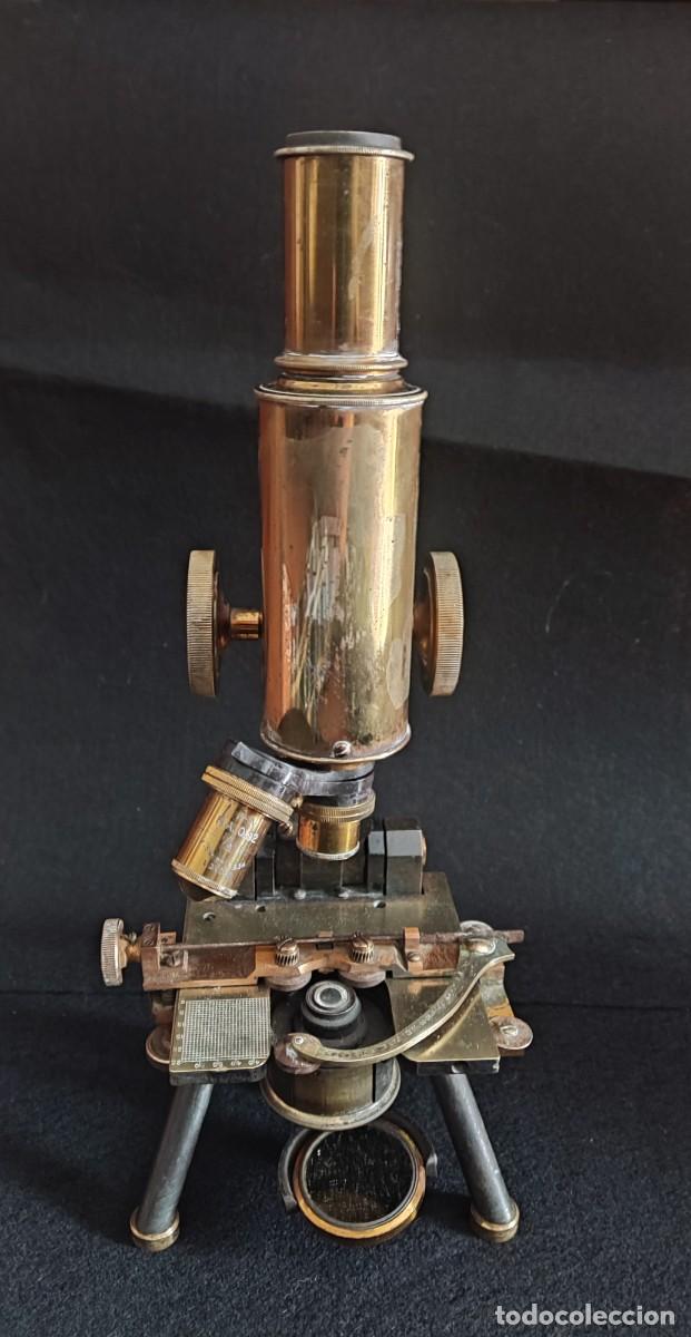 Antig&uuml;edades: Microscopio antiguo J. Swift & Son - Foto 9