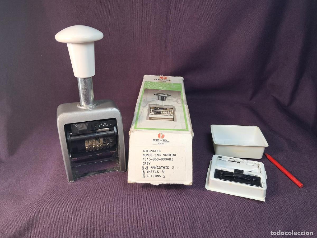 Antig&uuml;edades: MAQUINA DE NUMERAR-REXEL&ndash;VINTAGE AUTOMATIC NUMERING MACHINE DE COLECCI&Oacute;N - Foto 13