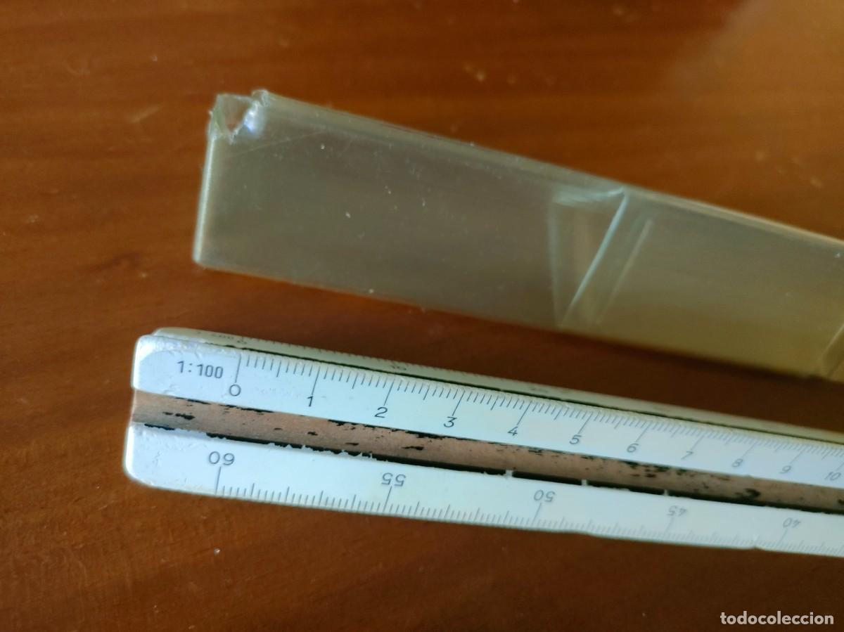 Antig&uuml;edades: ESCALIMETRO FABER CASTELL DE MADERA CON FUNDA - Foto 7