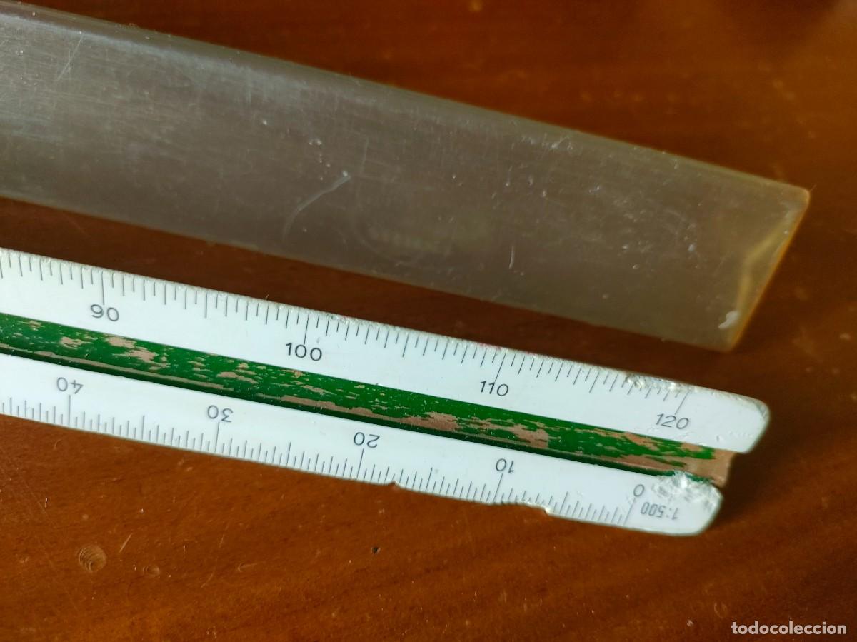 Antig&uuml;edades: ESCALIMETRO FABER CASTELL DE MADERA CON FUNDA - Foto 10